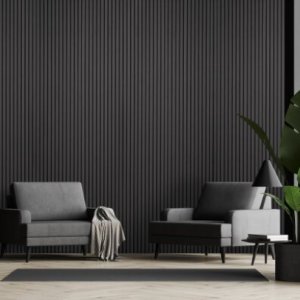 Fuse Acoustic Wooden Wall Panel in Charcoal Oak